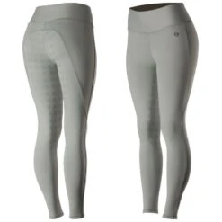 Horze Women's Juliet HyPer Flex Full Seat Tights - Steel Grey