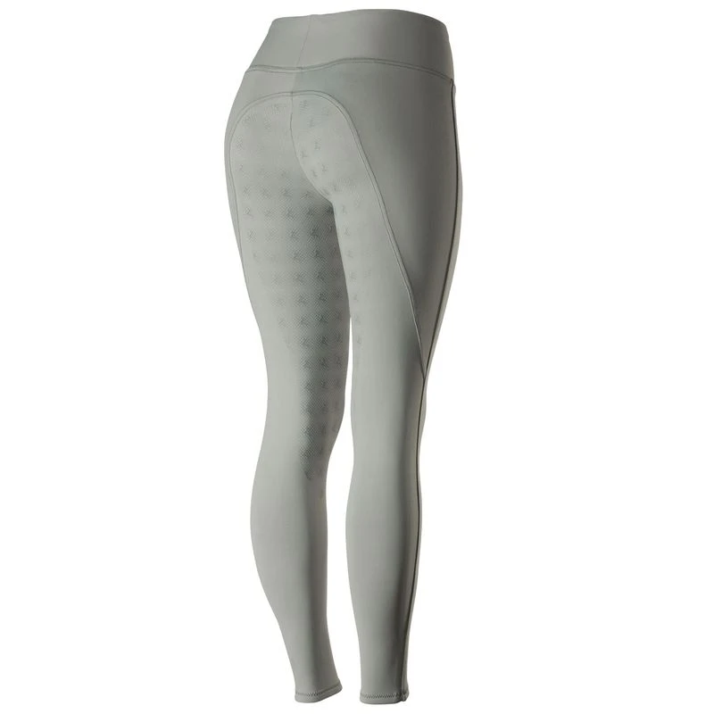 Horze Women's Juliet HyPer Flex Full Seat Tights - Steel Grey - Image 5