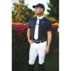 Romfh Men's Polo Short Sleeve Show Shirt - Navy/White