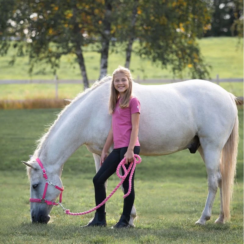 Horze Kids' Madison Full Seat Tights - Black - Image 2