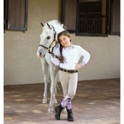 Ovation Kids' Energy Zip Front Paddock Boot - Black