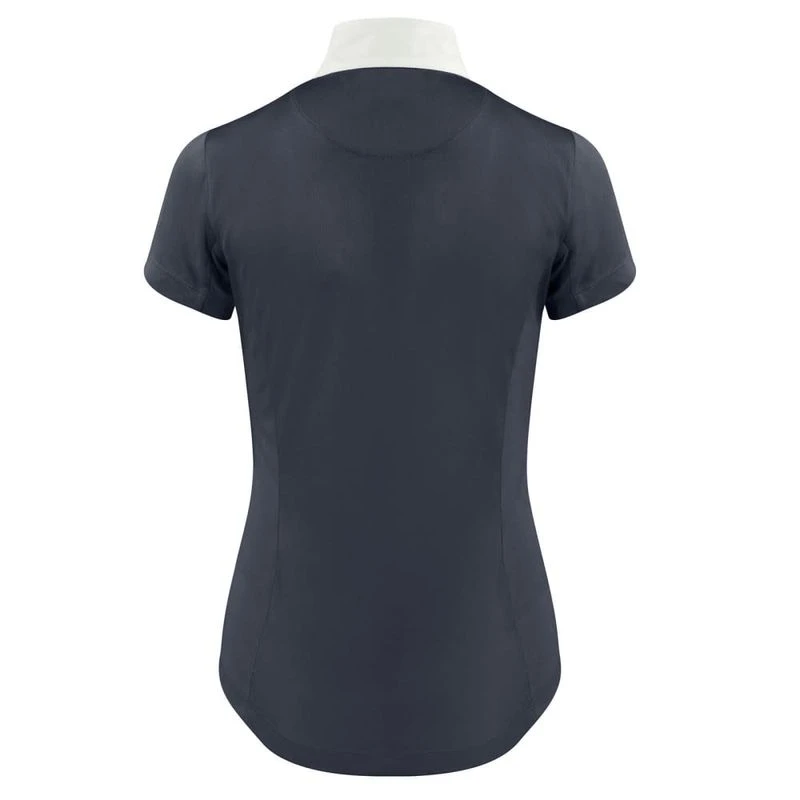 Horze Women's Blaire Short Sleeved Sun Show Shirt - Dark Navy - Image 3