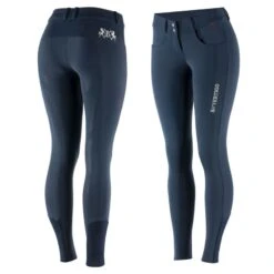 B Vertigo Women's Meghan Silicone Full Seat Breeches - Dark Navy