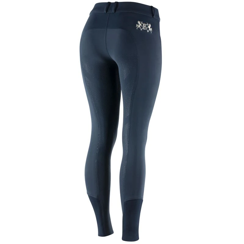 B Vertigo Women's Meghan Silicone Full Seat Breeches - Dark Navy - Image 2