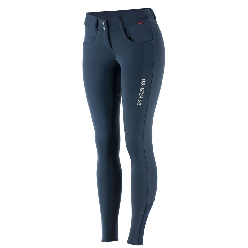 B Vertigo Women's Meghan Silicone Full Seat Breeches - Dark Navy - Image 3