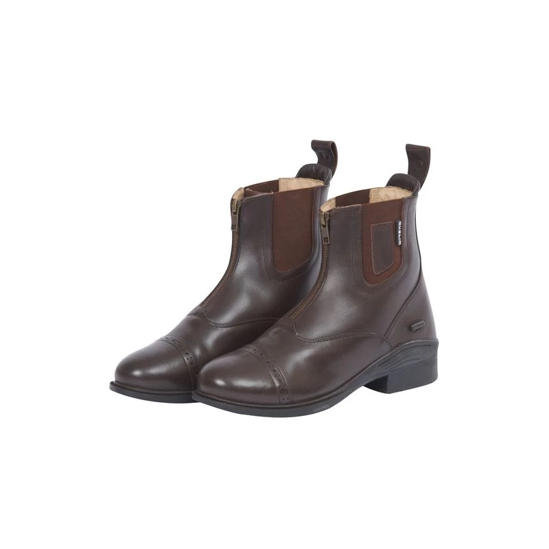 Dublin Women's Evolution Zip Front Paddock Boots - Brown - Image 4