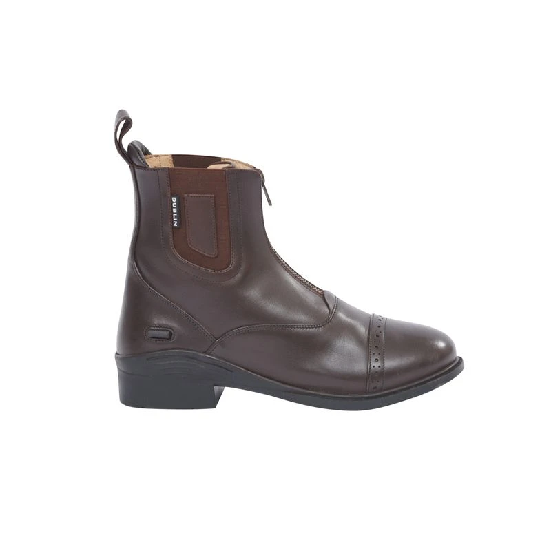 Dublin Women's Evolution Zip Front Paddock Boots - Brown - Image 6