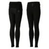 Horze Kids' Tara High Waist Full Seat Breeches - Black