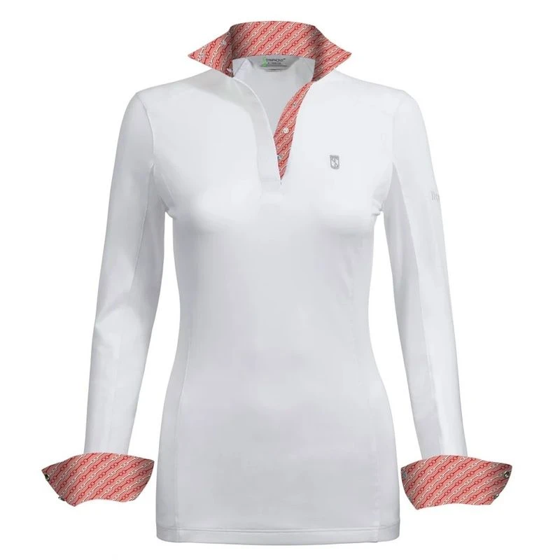 Tredstep Women's Symphony Paris Long Sleeve Competition Shirt - Coral Haze