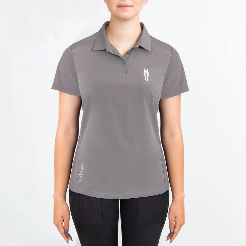 Irideon Women's Luna Coolstretch Polo - Dove Grey