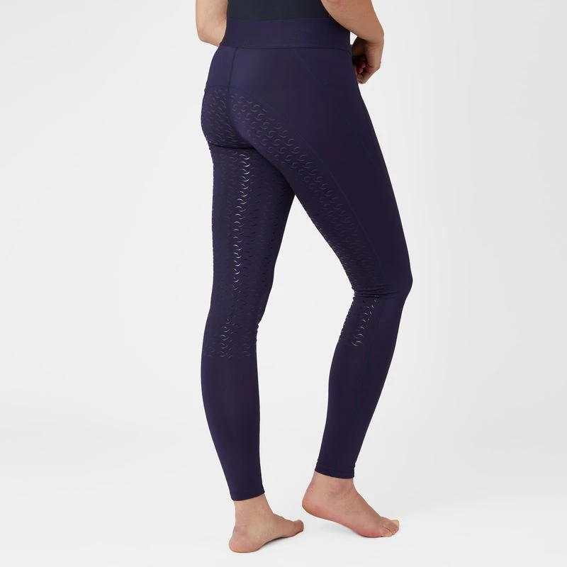 Horze Women's Tessa Full Seat Riding Tights - Peacoat Dark Blue - Image 4
