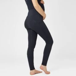 Horze Women's Ginny Maternity Full Seat Tights - Dark Navy
