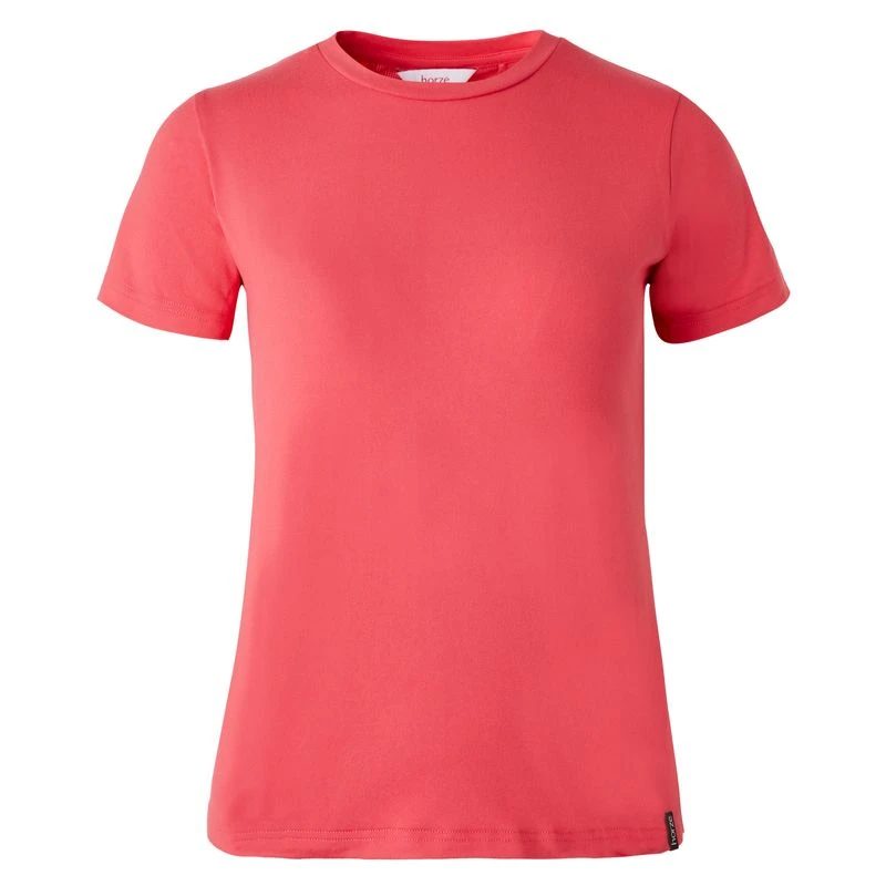 Horze Women's Lily Technical T-Shirt - Rouge Red