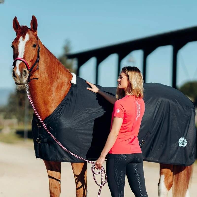 Horze Women's Lily Technical T-Shirt - Rouge Red - Image 5