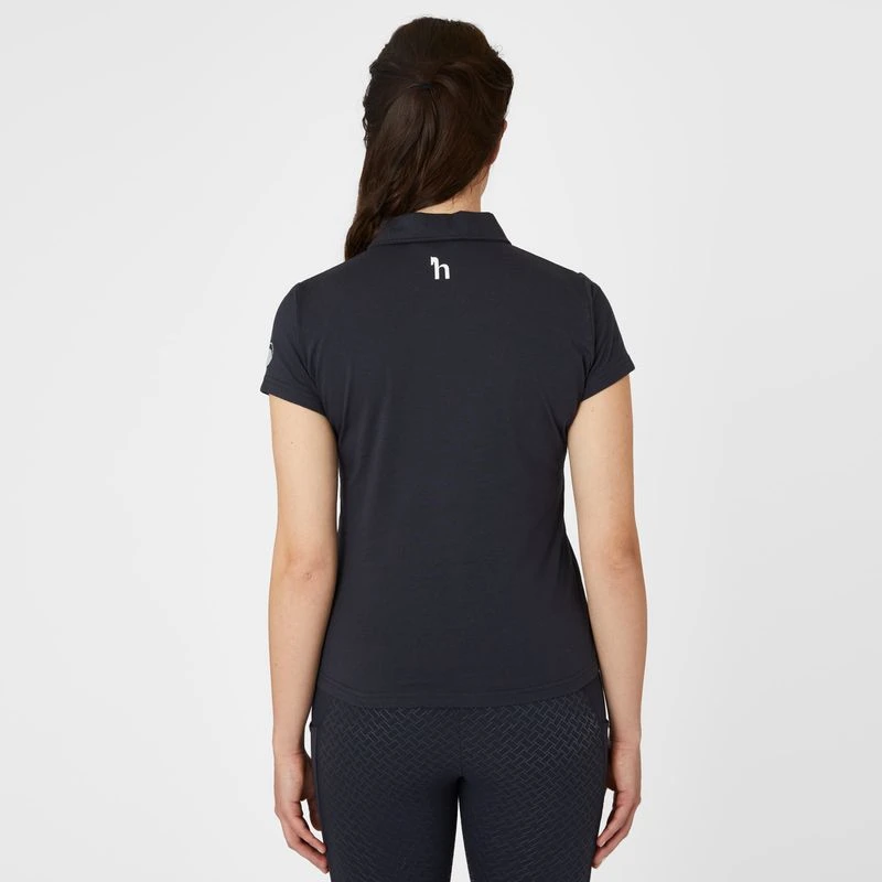 Horze Women's Jessie Polo Shirt - Dark Navy - Image 3