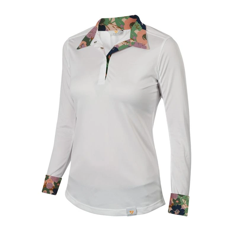 Shires Aubrion Kids' Equestrian Style Shirt - Full Bloom