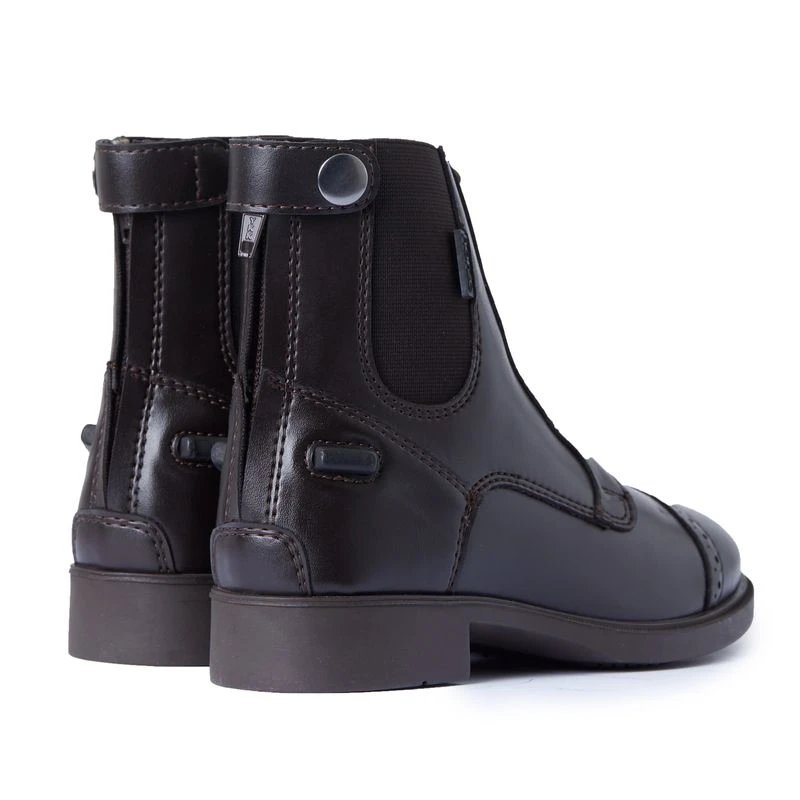 Horze Kids' Kilkenny Polyurethane Jodhpur Boots - Brown - Image 4