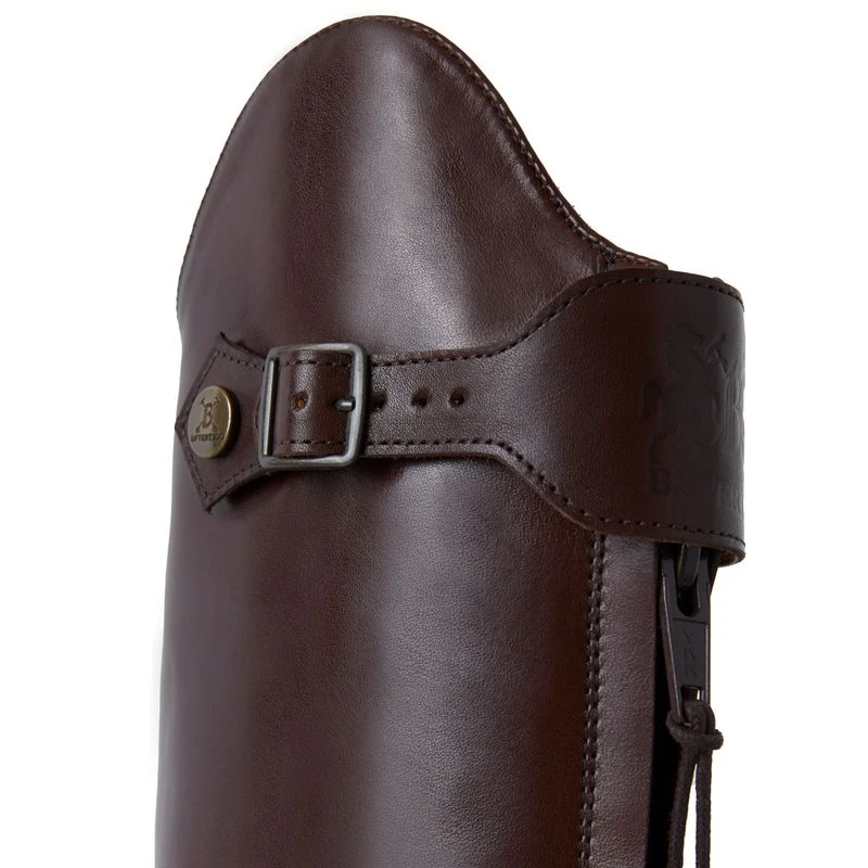 B Vertigo Canopus Front Zip Tall Boots - Dark Brown - Image 2