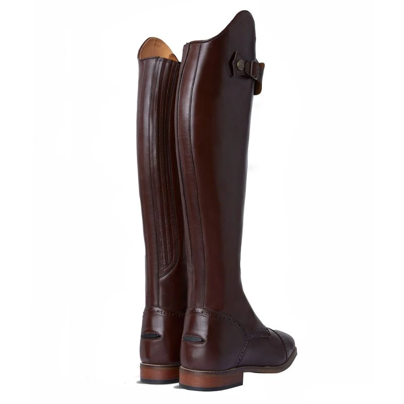B Vertigo Canopus Front Zip Tall Boots - Dark Brown - Image 4