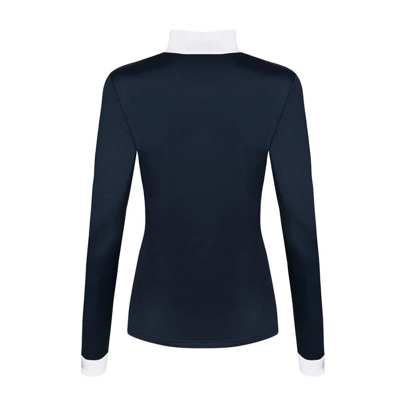 Fair Play Women's Meredith Half Turtleneck Long Sleeve Competition Shirt - Navy - Image 2