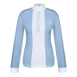 Fair Play Women's Claire Pearl Long Sleeve Competition Shirt - Blue