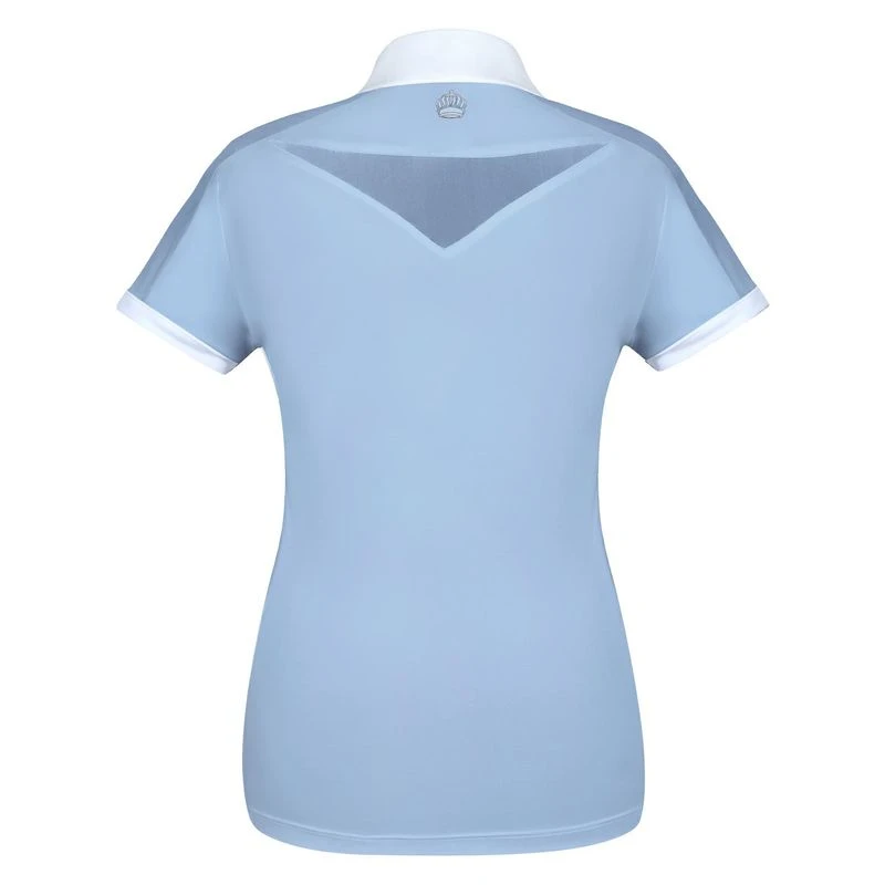 Fair Play Women's Claire Pearl Short Sleeve Competition Shirt - Blue - Image 2