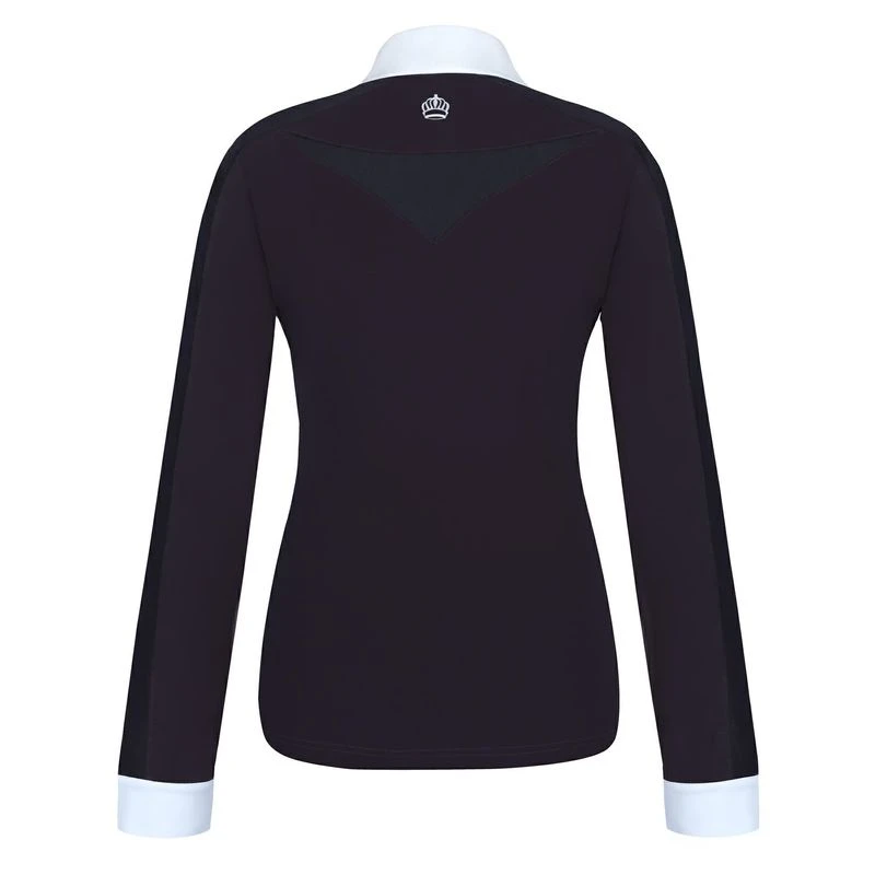 Fair Play Women's Claire Pearl Long Sleeve Competition Shirt - Black/White - Image 2