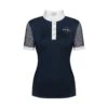 Fair Play Women's Cecile Rose Gold Short Sleeve Competition Shirt - Navy