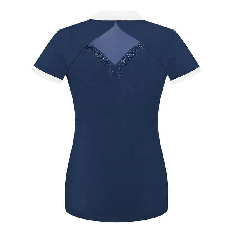 Fair Play Women's Cathrine Short Sleeve Competition Shirt - Navy/White - Image 2