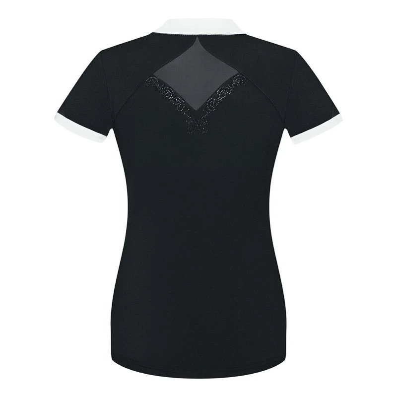 Fair Play Women's Cathrine Short Sleeve Competition Shirt - Black/White - Image 2