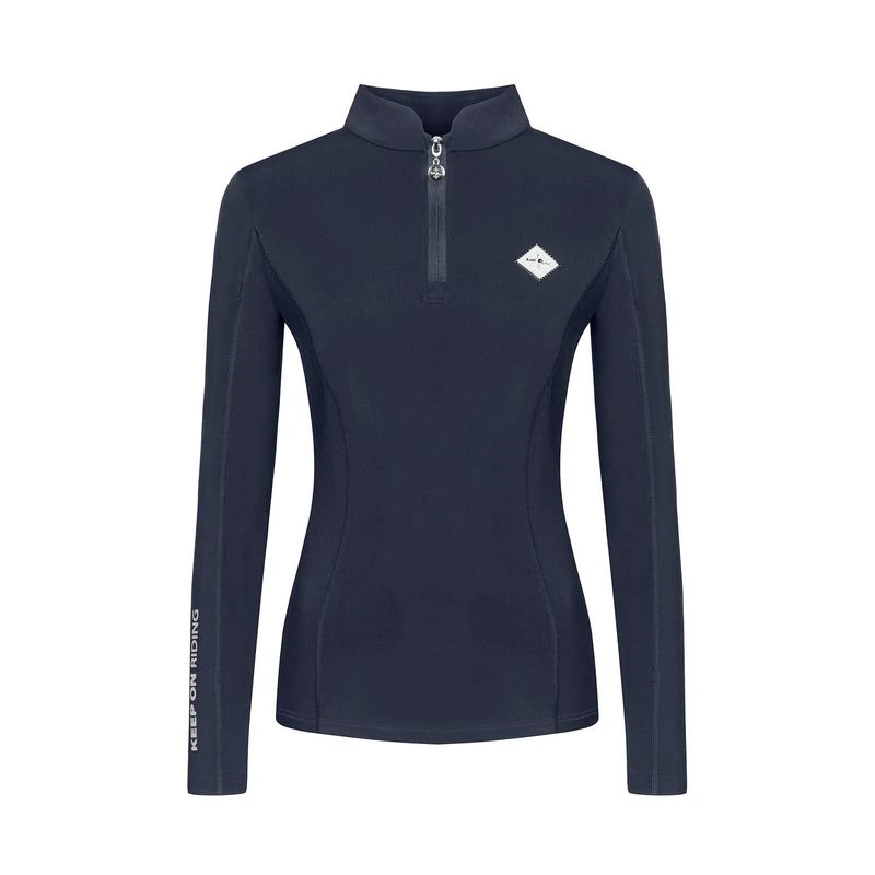 Fair Play Women's Chloe Half Turtleneck - Navy