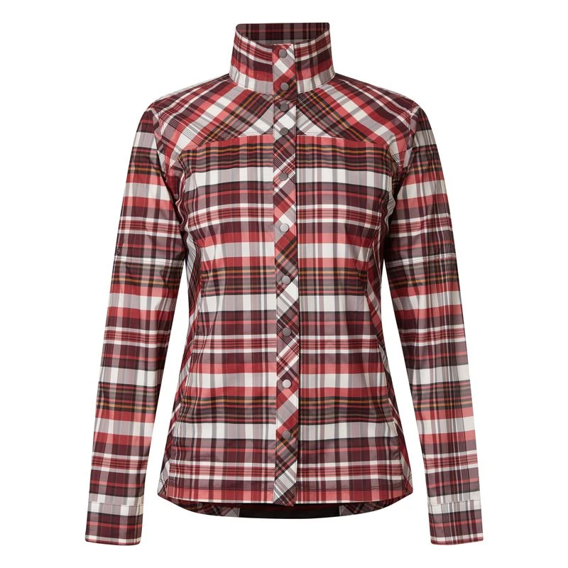 Kerrits Women's Triple Chill Sun Shirt - Sangria Plaid
