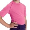 Romfh Kids' Seamless Short Sleeve Shirt - Preppy Pink
