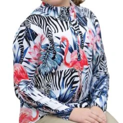 Ovation Kids' Altitude II Print Sun Shirt - Zebra