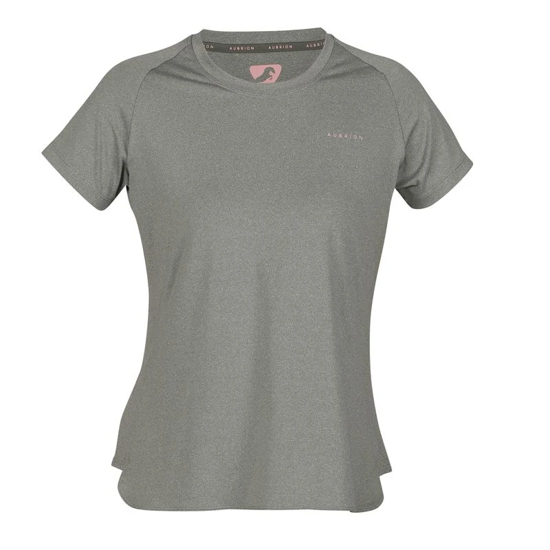 Shires Aubrion Women's Energise Tech T-Shirt - Olive