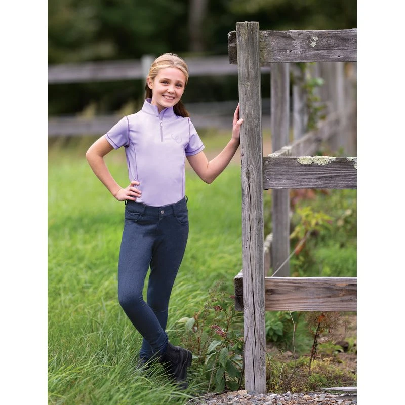 Equistar Kids' Performance Top - Violet - Image 2