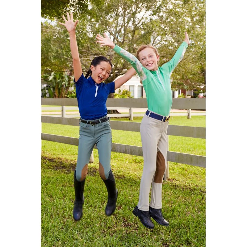 RJ Classics Kids' Sasha Jr 37.5 Short Sleeve Training Shirt - Blue Sapphire - Image 3