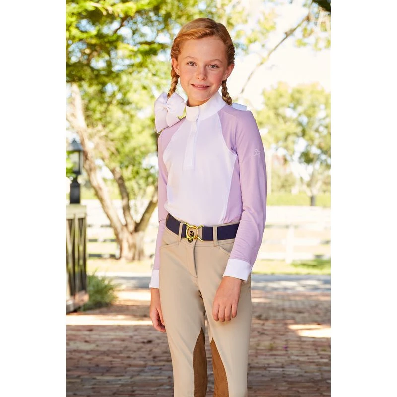 RJ Classics Kids' Lexi Long Sleeve Show Shirt - Orchid - Image 3