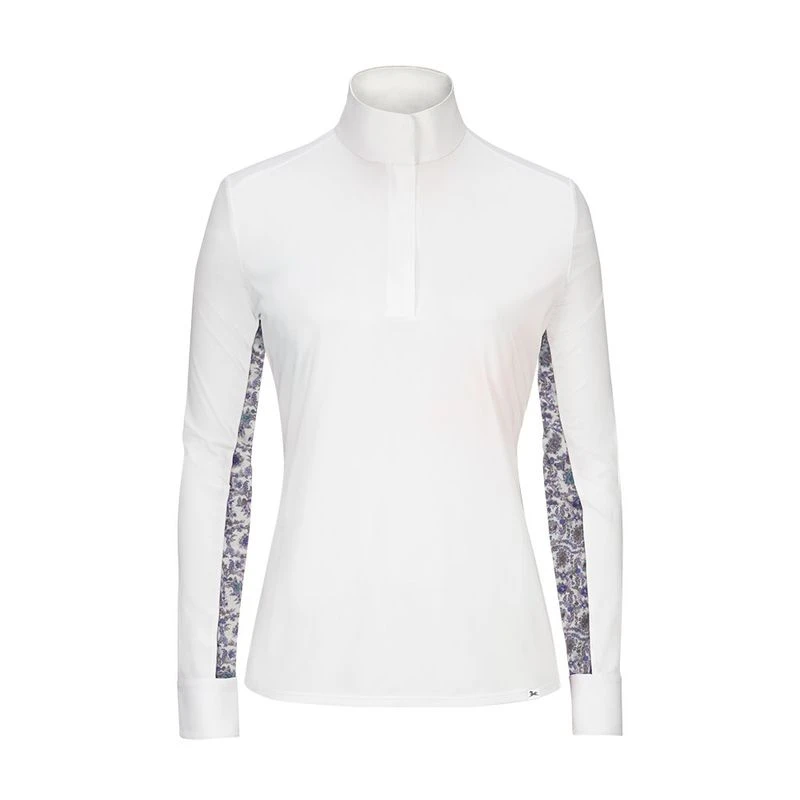 RJ Classics Women's Carly 37.5 Show Shirt - White/Purple Paisley