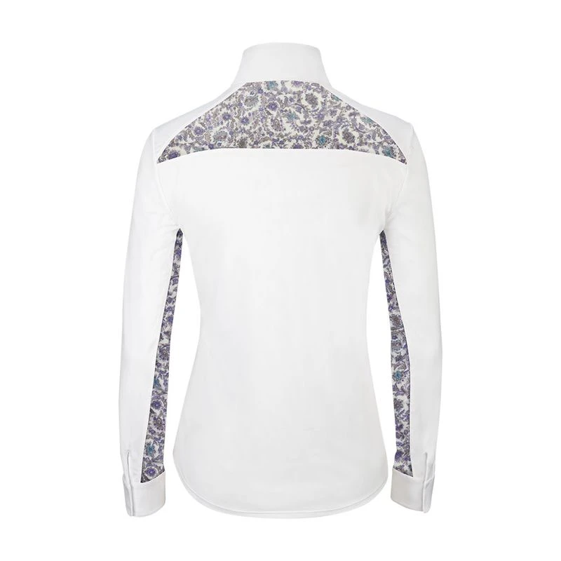 RJ Classics Women's Carly 37.5 Show Shirt - White/Purple Paisley - Image 2