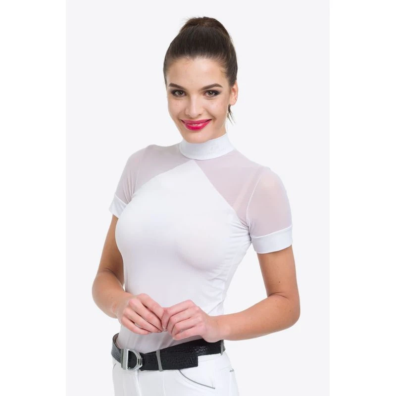 Cavalliera Women's Marielle Short Sleeve Show Shirt - White/White - Image 2