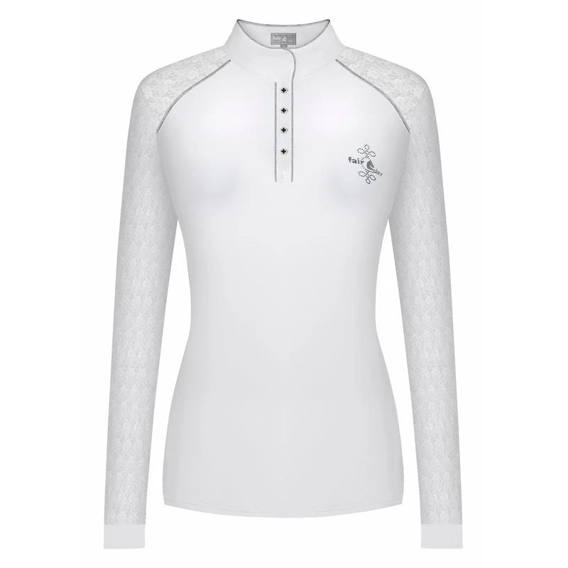 Fair Play Women's Anita Long Sleeve Competition Shirt - White