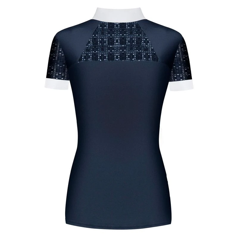 Fair Play Women's Aiko Short Sleeve Competition Shirt - Navy - Image 2