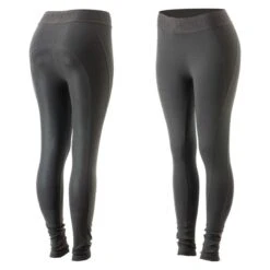 Horze Women's Madison Full Seat Tights - Smoked Pearl Grey