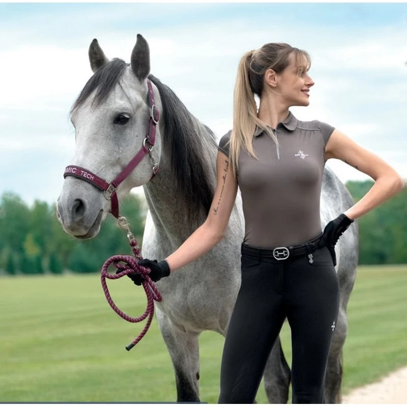 Fair Play Women's Agnes Polo Shirt - Taupe Grey - Image 2