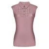 Fair Play Women's Alina Sleeveless Polo Shirt - Dusty Pink
