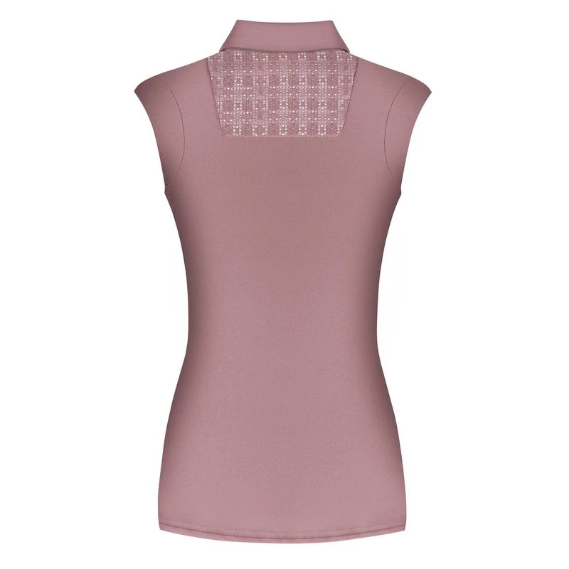 Fair Play Women's Alina Sleeveless Polo Shirt - Dusty Pink - Image 2
