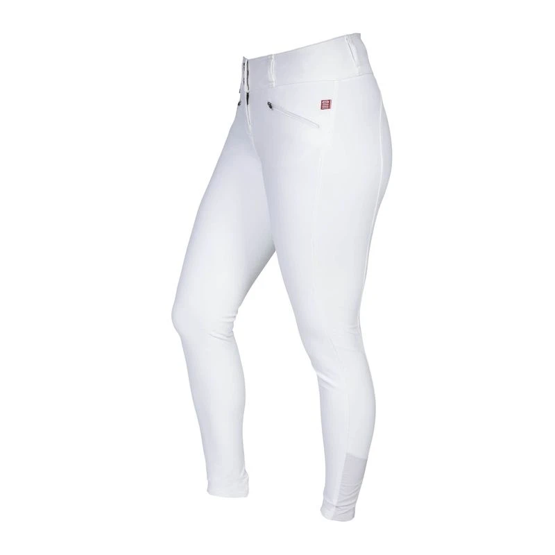 Back On Track Women's Katie Full Seat Breeches - White