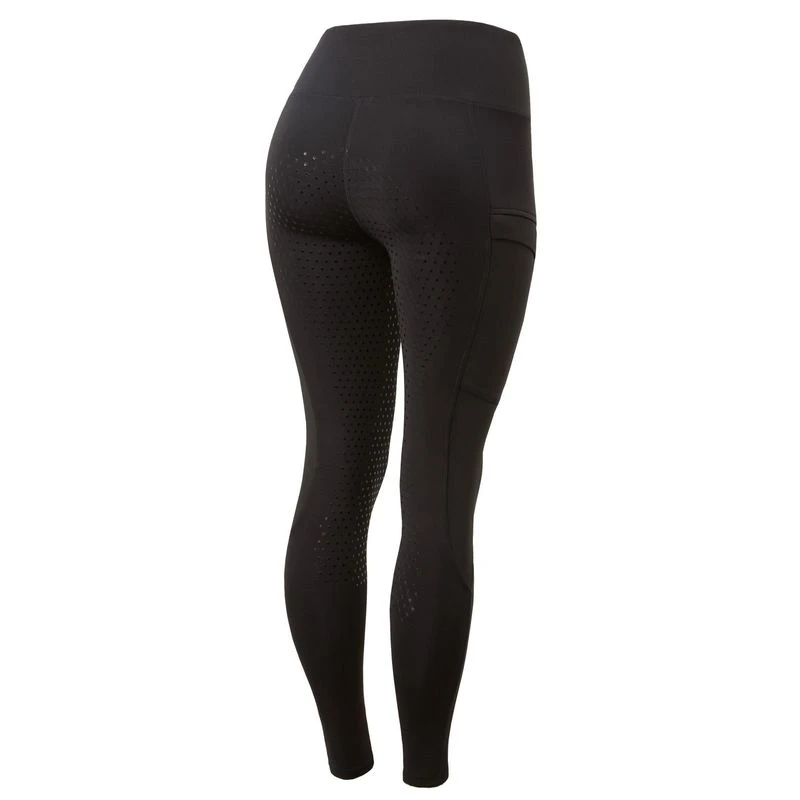 Horze Women's Gwen Super Flex Full Seat Tights - Black