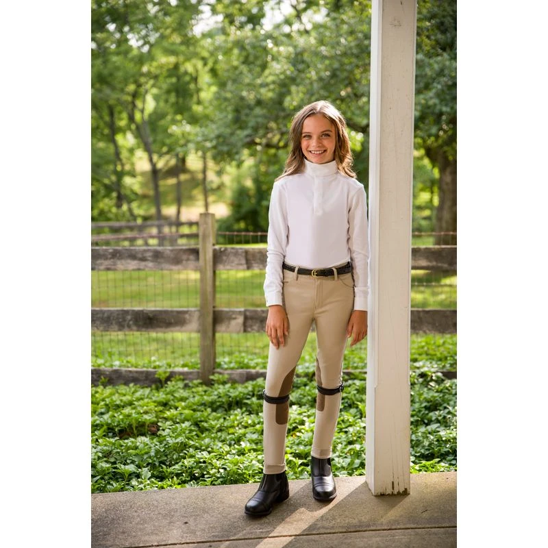 Shires Aubrion Kids' Equestrian Style Shirt - Moonstar - Image 2